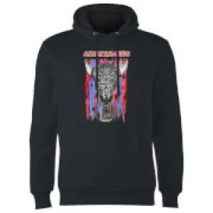 Image of American Gods Skull Flag Hoodie - Black