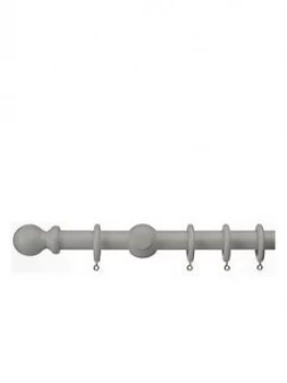 Image of 35 Mm Ball Finial Wooden Curtain Pole