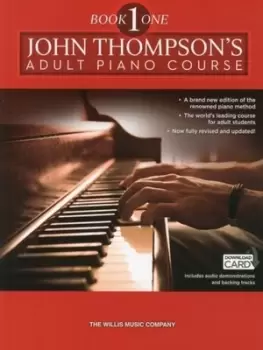 Image of Thompson John Adult Piano Course Book 1 Pf Book & Download Card - Paperback - Used