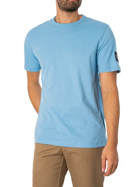Image of Calvin Klein Jeans Badge Regular T-Shirt Dusk Blue M