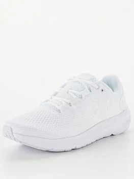 Image of Under Armour Running Charged Pursuit 2 - White, Size 11, Men