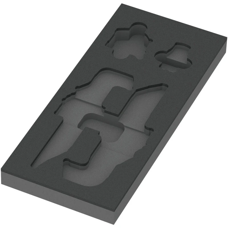 Image of Wera Empty Foam Insert Tray for 9740 L Key and Tape Measure Set 5137340001