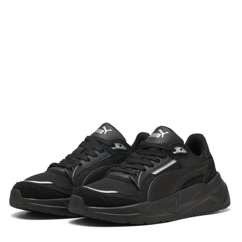 Image of Puma Unisex Kids Trinity Low-Top Trainers Pmawht-Pmabl unisex 3 (35.5)