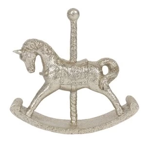 Image of Champagne Rocking Horse Ornament (Small)