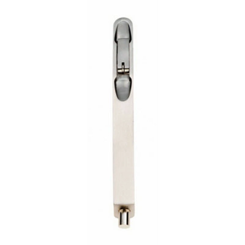 Image of Loops 8" Lever Action Flush Bolt Radius Forend 204 x 20mm Polished Steel Metallics unisex