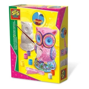 image of SES Creative - Childrens Owl Casting and Painting Set 6-12 Years (Multi-colour)