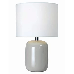 Image of The Lighting and Interiors Group Fenda Table Lamp - Putty