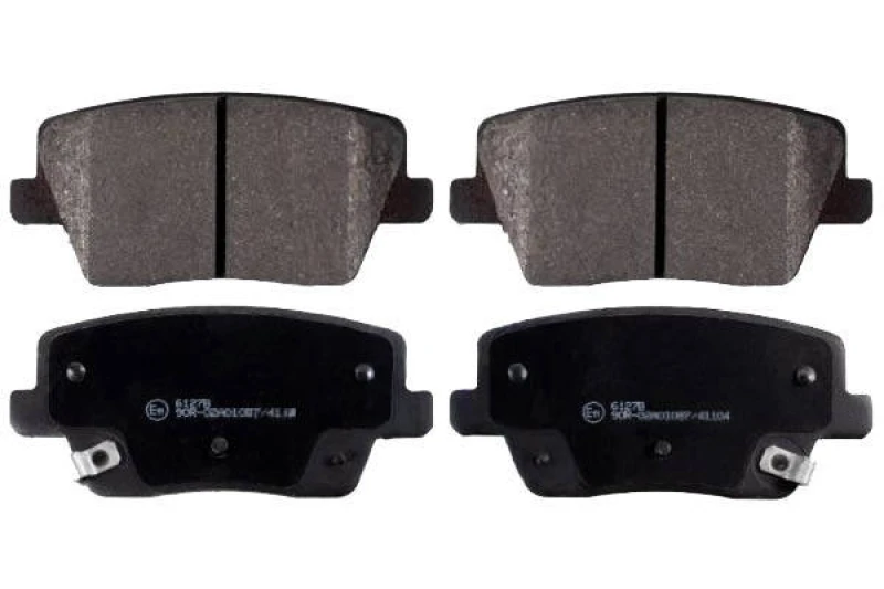 Image of Blue PRINT ADG042185 Brake pad set Rear Axle, with acoustic wear warning, with retaining spring holder Brake Pad Set,disc brake (402)