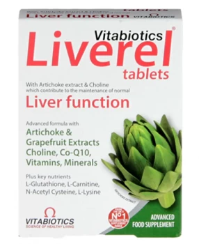 Image of Vitabiotics Liverel Tablets - 60s