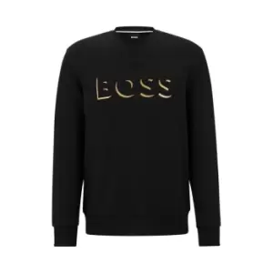 Image of Boss Boss Stadler Crew Sweater Mens - Black