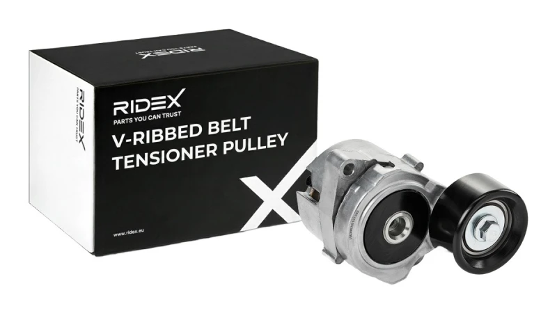Image of RIDEX 310T0060 Tensioner Pulley Tensioner Pulley,v-ribbed belt (310)
