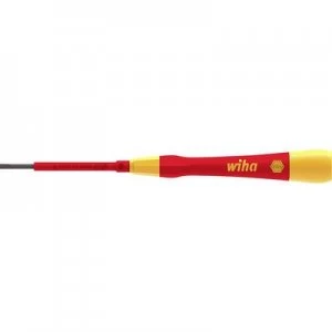Image of Wiha PicoFinish electric Electrician, VDE, Electrical & precision engineering Slotted screwdriver Blade width: 1.5mm Blade length: 50 mm