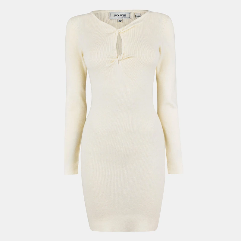 Image of Jack Wills Twist Mini Dress - Black 8