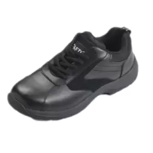 Image of AFD Unisex Adults Non-Slip Lace Up Trainers (11 UK) (Black)