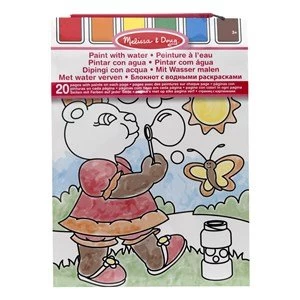 Image of Melissa and Doug Paint With Water 20 pages Blue