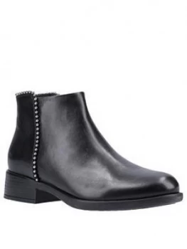 Image of Geox D Resia P Leather Ankle Boot