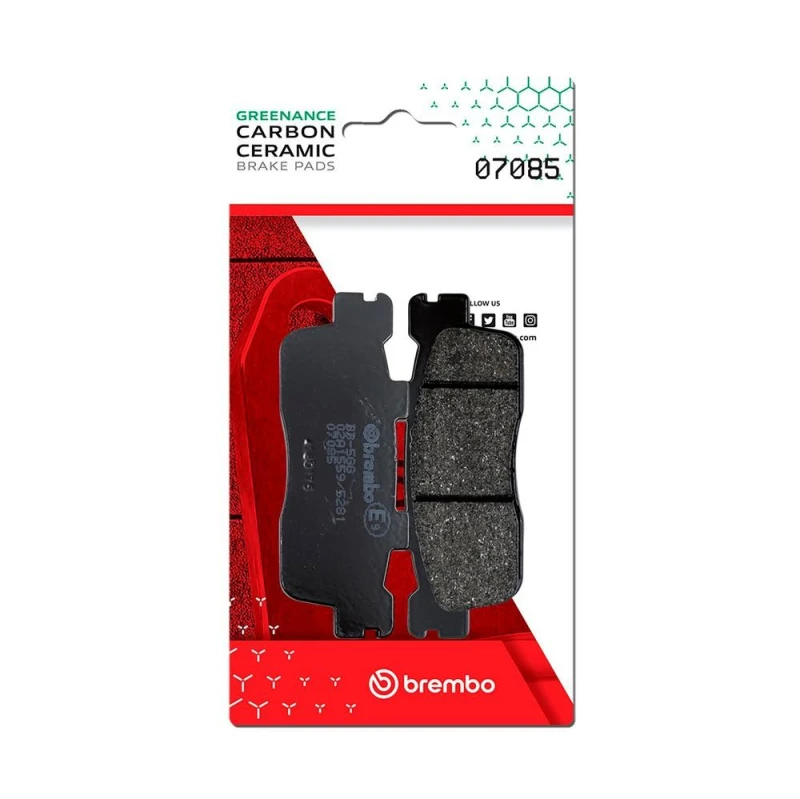 Image of BREMBO Brake pad set BREMBO 07085