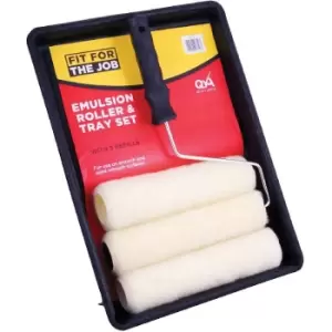 Image of Job Done Black Paint Brushes For General Use - Set of 5