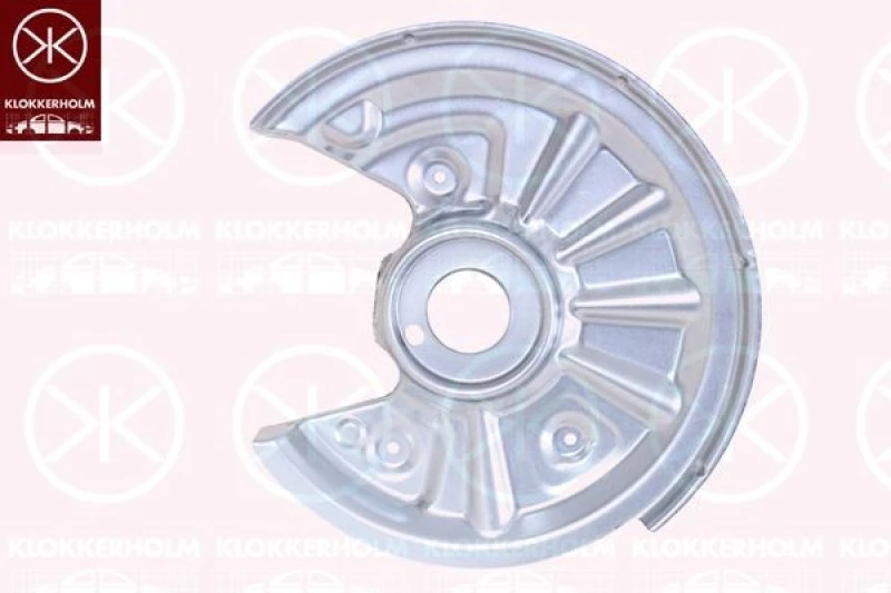 Image of KLOKKERHOLM Brake disc backing plate KLOKKERHOLM 6614877