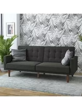 image of Queer Eye Qe Wimberly Futon Grey Linen