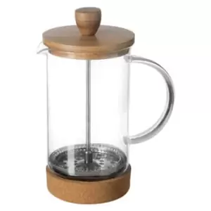 image of 5Five Bamboo & Glass 600ml Cafetiere Coffee Maker