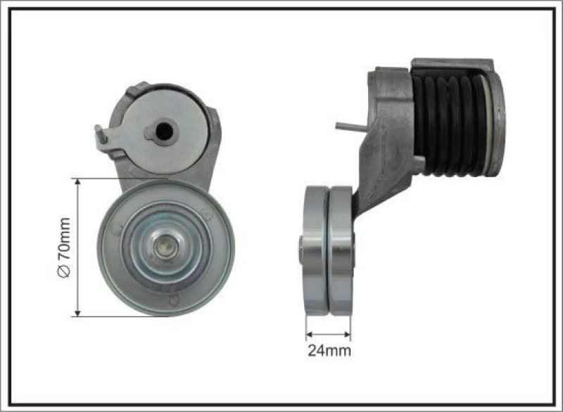 Image of CAFFARO Tensioner Lever, v-ribbed belt CAFFARO 106699SP