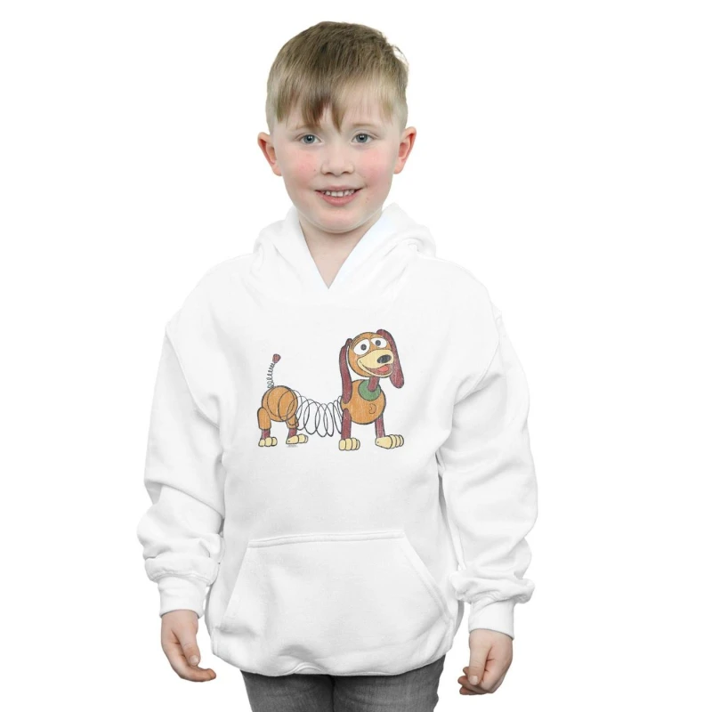 Image of Disney Toy Story 4 Slinky Pose Hoodie White male