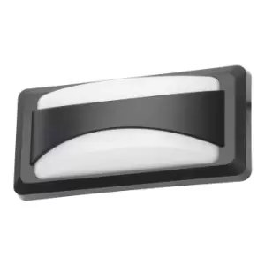 image of Coast Poole 12.5W LED Up and Down Wall Light Black