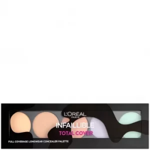 Image of LOreal Paris Infallible Total Cover Concealer Palette