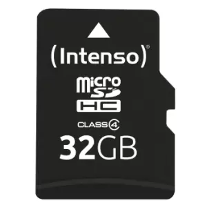 image of Intenso 3403480 memory card 32GB MicroSDHC Class 4