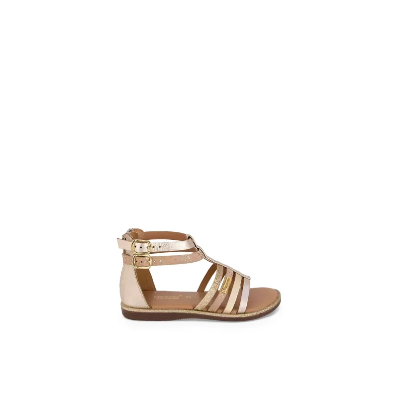 Image of Les Tropeziennes par M.Belarbi INIAME girls's Flat sandals in Gold