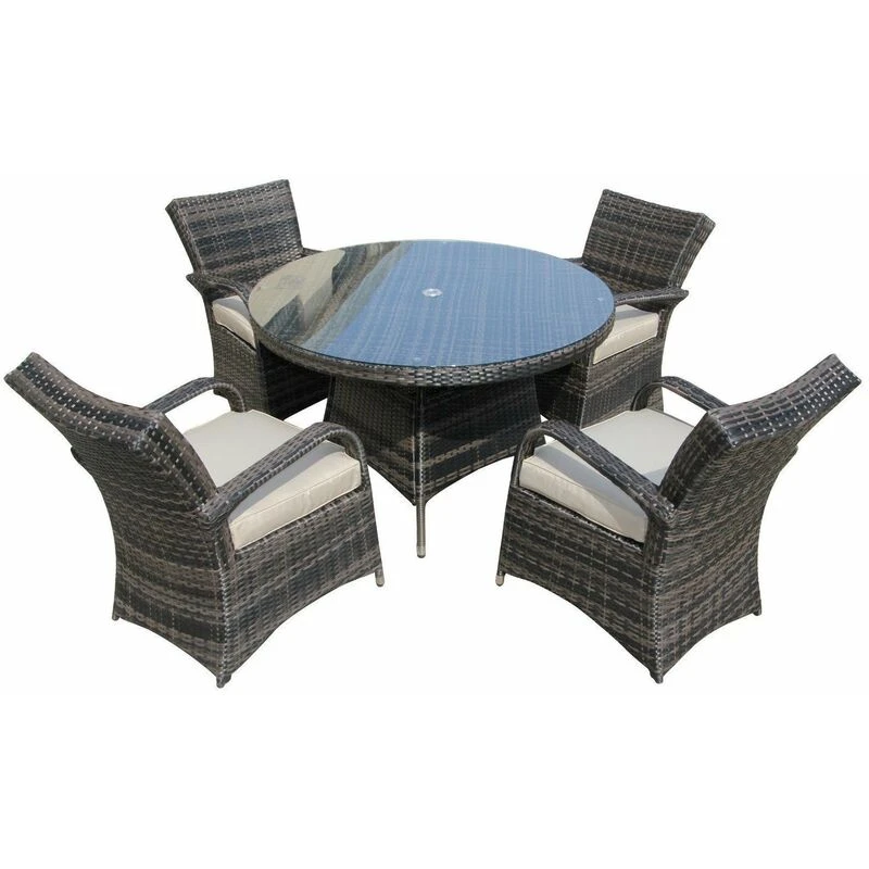 Image of FURNITURE ONE Recliner Sofa Set, Leathaire Fabric Manual Recliner Sofa Suite - 3+1 Seater Set in Dark Grey Size: 1 Pack Dark Grey Unisex 1 Pack