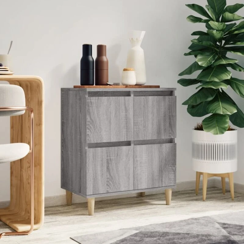Image of VIDAXL Sideboard Grey Sonoma 60x35x70cm Engineered Wood Vidaxl 8720845739324
