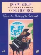 Image of john w schaum piano course e the violet book