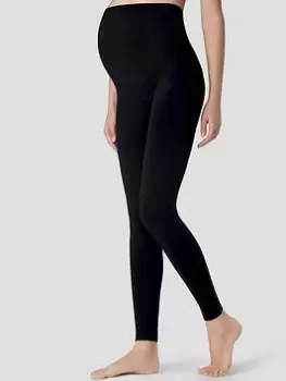 Image of TLC Sport Performance Over Bump Maternity Legging - Black, Size S, Women
