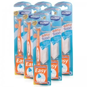 image of Wisdom Easy Floss Daily Flosser 6Pcs