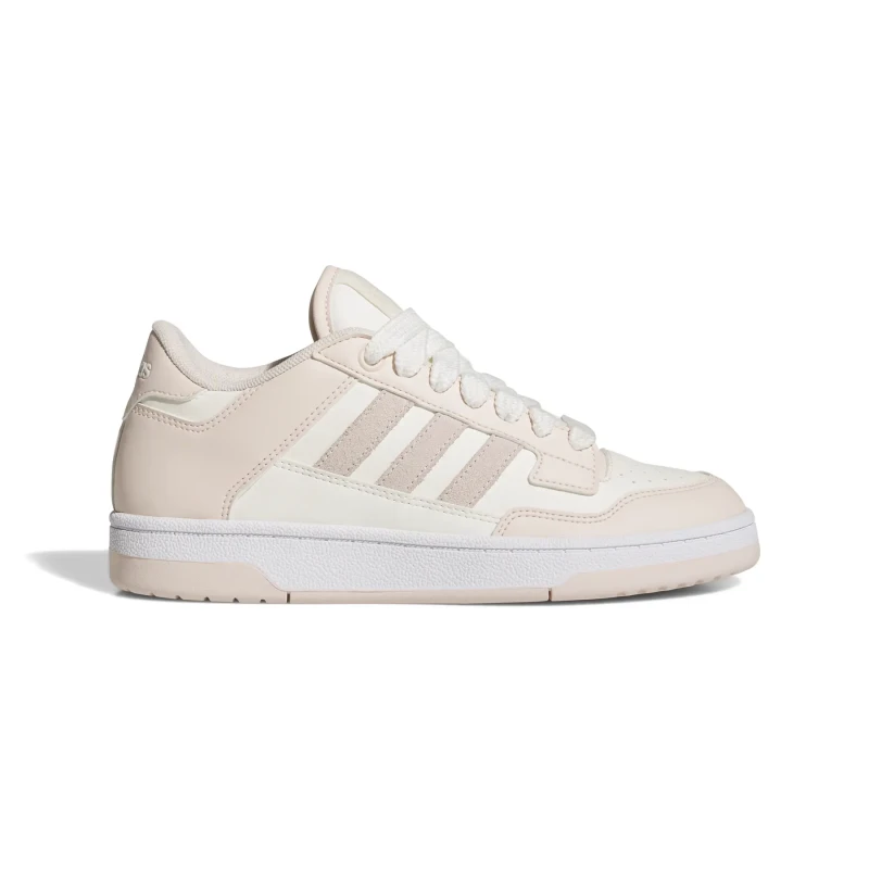 Image of Adidas SPORTSWEAR Kids Rapid Court Low Trainers in Leather pink/white Women 36 (3.5);37.3 (4);38 (5);39.3 (5.5 to 6);40 (6.5)