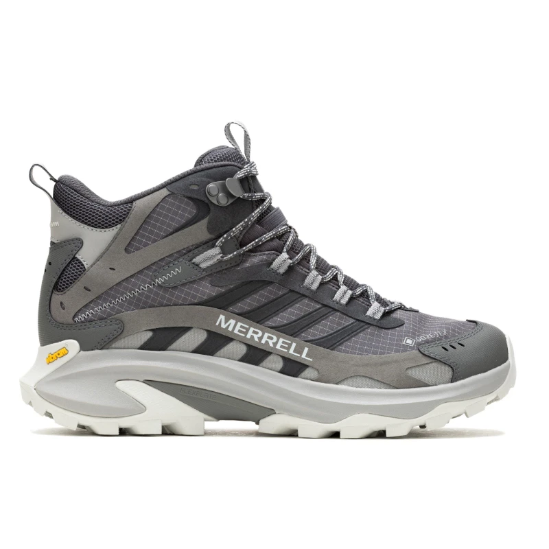 Image of Merrell Mens Moab Speed 2 Mid GTX Waterproof Walking Hiking Ankle Boots - UK 9 Grey male ES3754ASP9