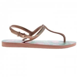 image of Havaianas Free Print Sandals - ROSE NUDE