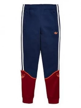 Image of adidas Originals Childrens Outline Pants - Navy, Size 7-8 Years