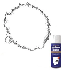 Image of Rust-Oleum Appliance enamel White Gloss Spray Paint 400ml