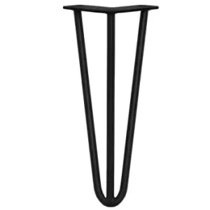 Image of SkiSki 4 X Hairpin Leg - 12 - Black - 3 Prong - 12M