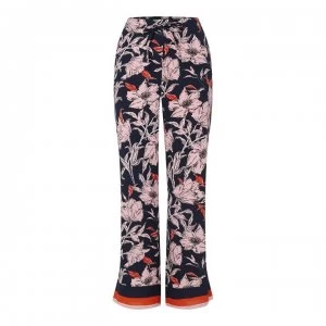 Image of JDY Yadira Floral Trousers - Sky Captain