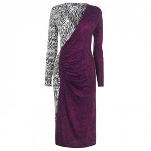 Image of Biba Mixed Zebra Dress - Zebra Print