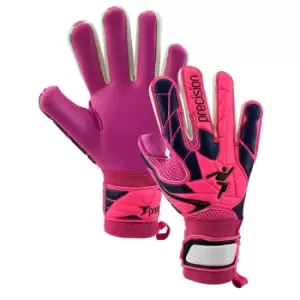 image of Precision Womens/Ladies Fusion_X.3D Negative Goalkeeper Gloves (8) (Pink/Black/Purple)