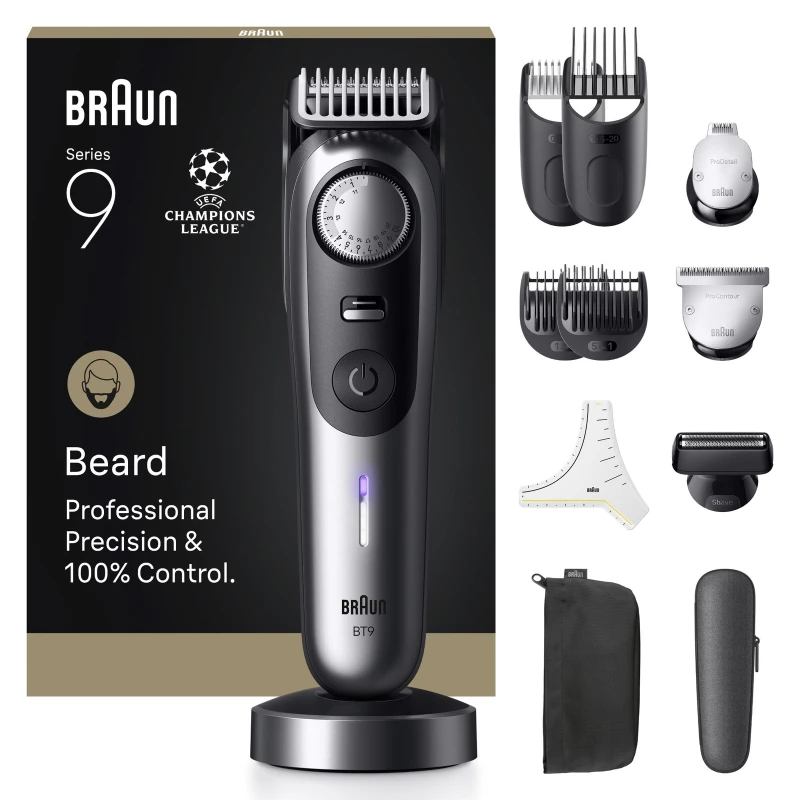 Image of Braun Series 9 Mens Shaver - Black / Silver