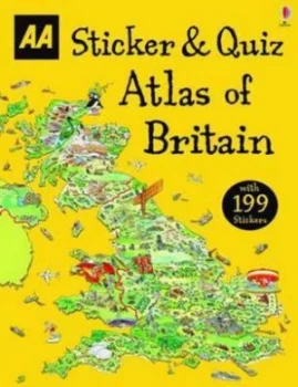 Image of Sticker and Quiz Atlas of Britain Paperback
