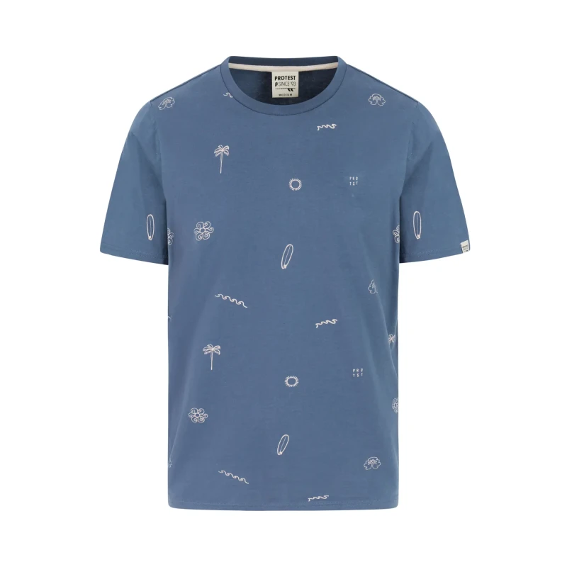 Image of Protest T-Shirt Protest Keely Bleu Male XS