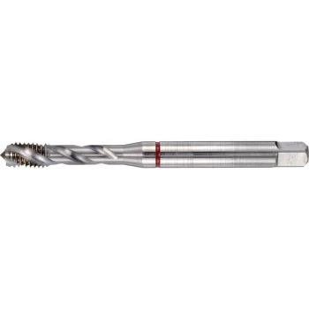 Image of E260 M8 HSS-E Red Ring Spiral Flute Machine Tap - Bright Finish - DIN 371