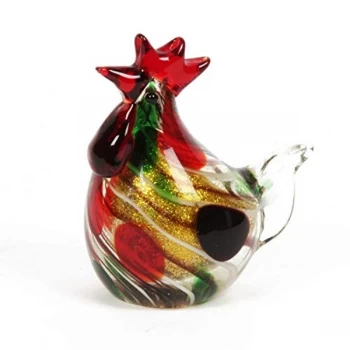 Image of Objets d'art Glass Figurine - Cockeral